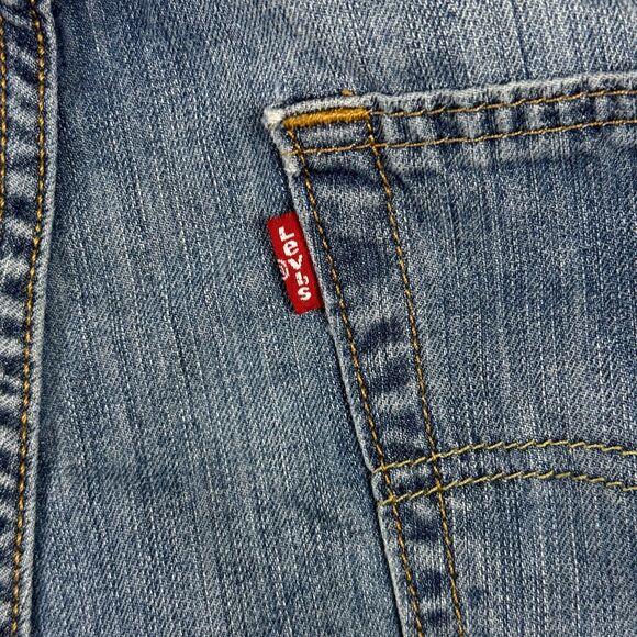 Levis 527 Jeans Mens 29x32 Blue Bootcut Light Wash Denim Pants Cowboy Western - Picture 16 of 16